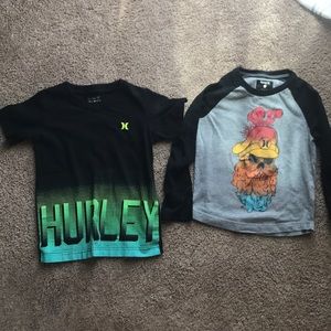 Boys Hurley shirts
